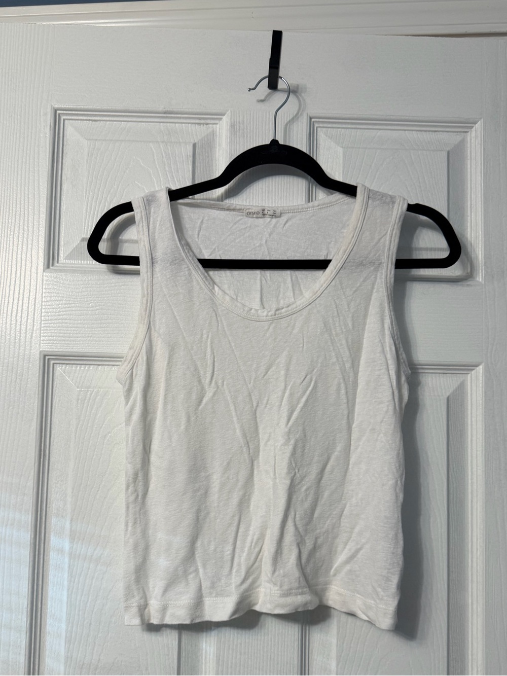 Oysho white basic tank top size small